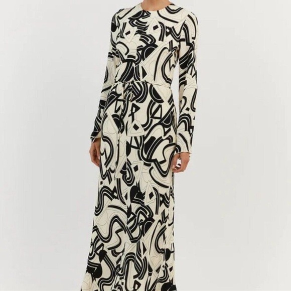 DISSH ABSTRACT DRESS SIZE 6 - Picture 1 of 4